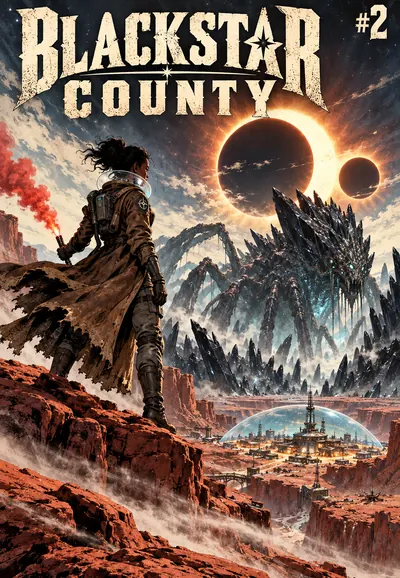 Blackstar County No. 2, cover art by Spencer Reeder