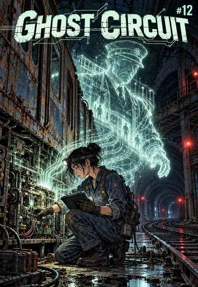 Ghost Circuit No. 12, cover art by Spencer Reeder
