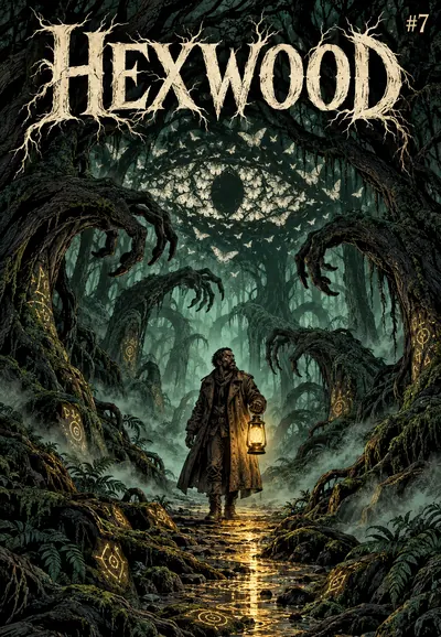 Hexwood No. 7, cover art by Spencer Reeder