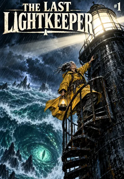 The Last Lightkeeper No. 1, cover art by Spencer Reeder
