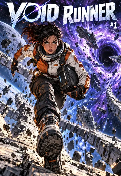 Void Runner No. 1, cover art by Spencer Reeder